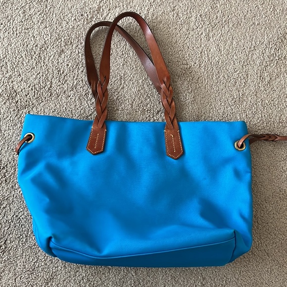 Dooney and Burke Blue Tote Bag - Picture 3 of 6